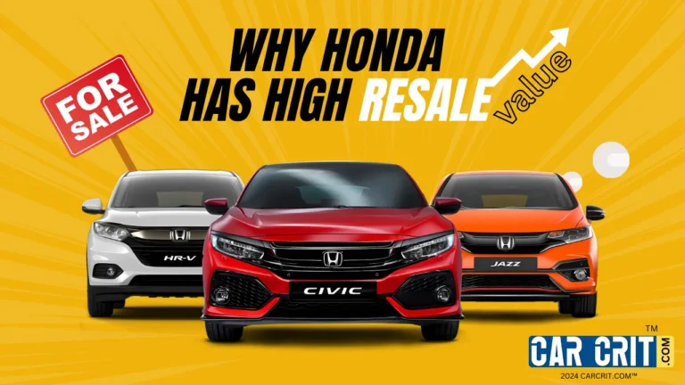 High resale value of Honda cars in India - Factors like reliability, low maintenance, and fuel efficiency boost Honda's used car market value.
