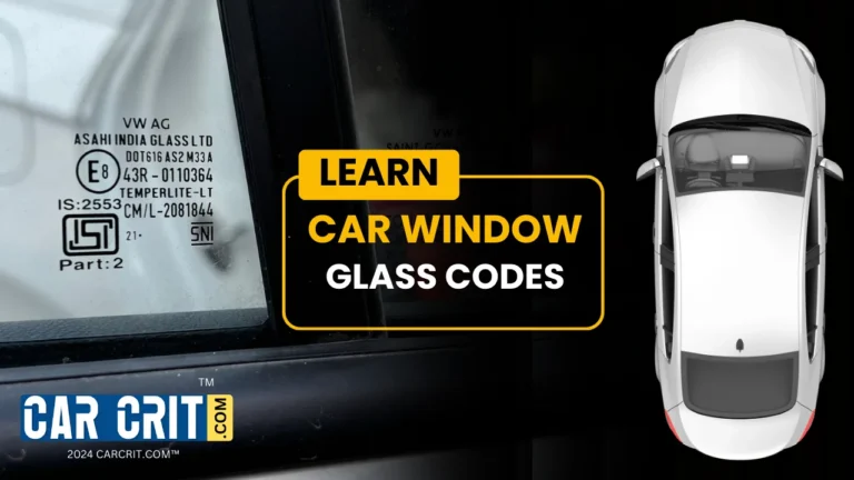 Car windows codes - Identifiers used for window replacement and ensuring proper fit and safety in vehicles.